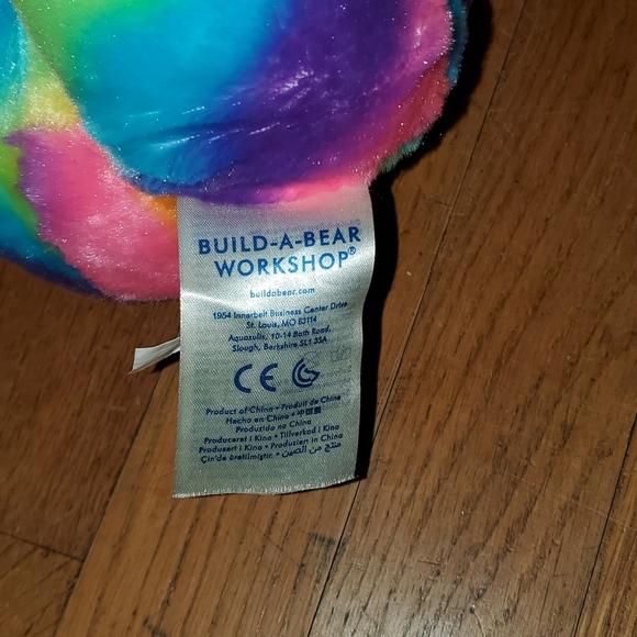 Build-A-Bear Rainbow Teddy Bear - Picture 2 of 8